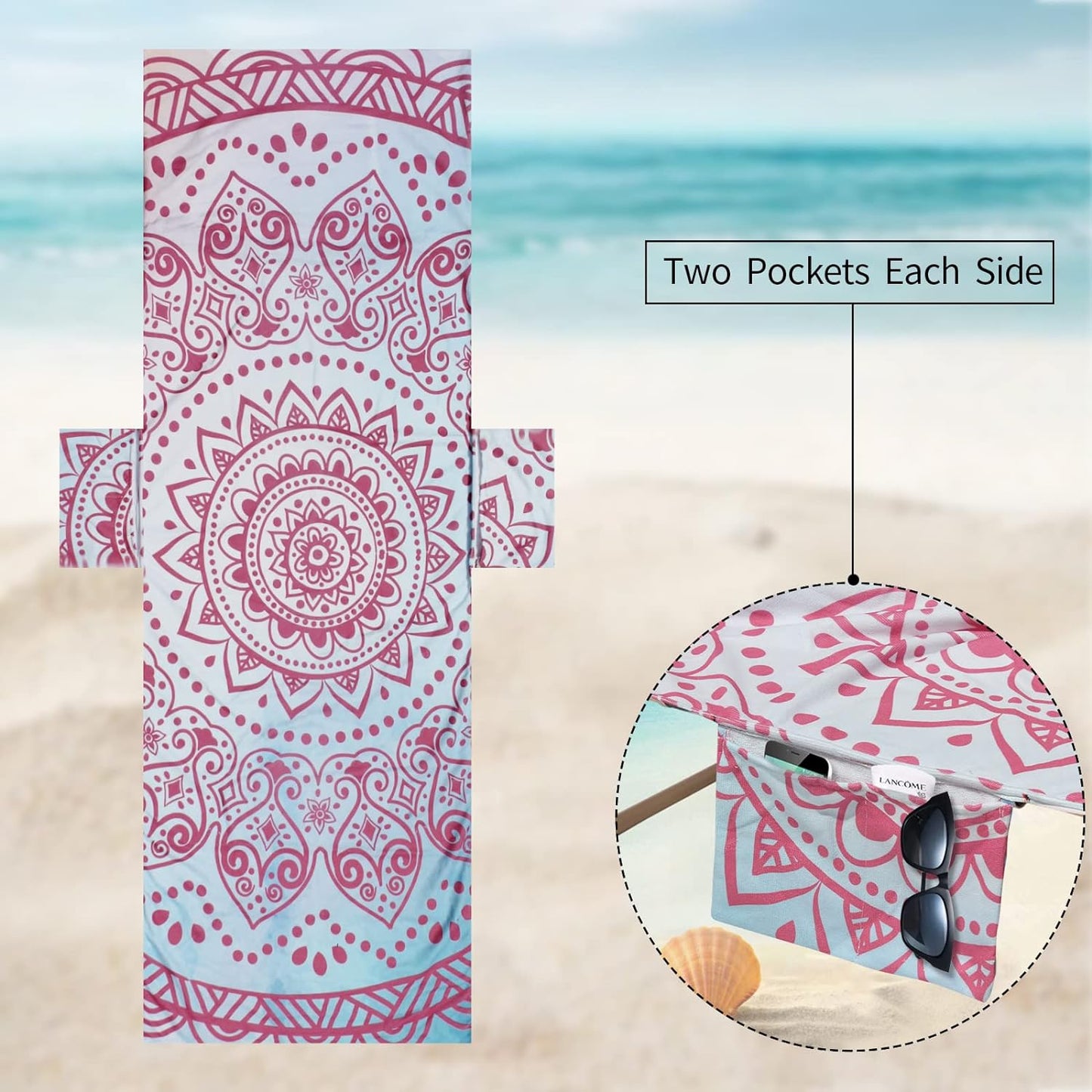 Bohemia Beach Chair Cover