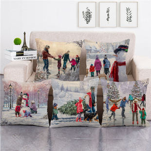 4pcs Spring Pillow Covers Hello Sunshine Tulip Throw Pillow Covers Spring Summer Farmhouse Decorations Yellow Bike Flowers Cushion Covers
