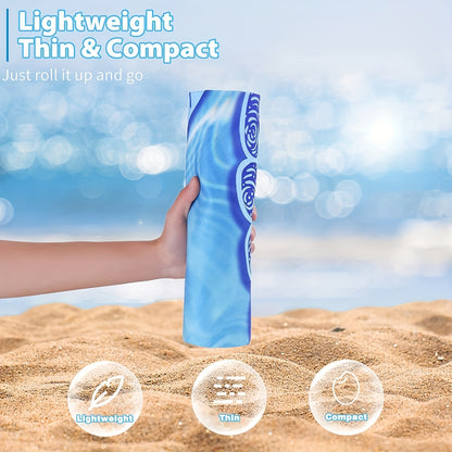 2 pcs Beach Towel Double sided print Soft and comfortable beach towel Extra Large Quick Dry Sand Free Light Weight Super Absorbent