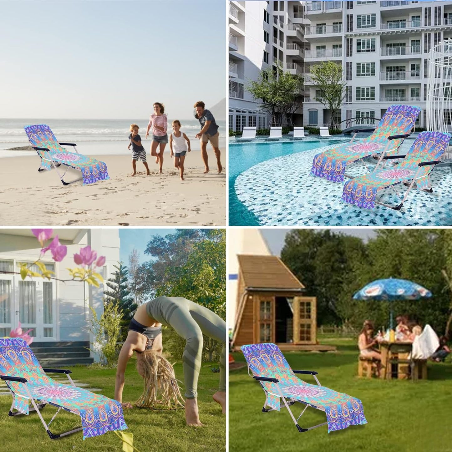 Bohemia Beach Chair Cover
