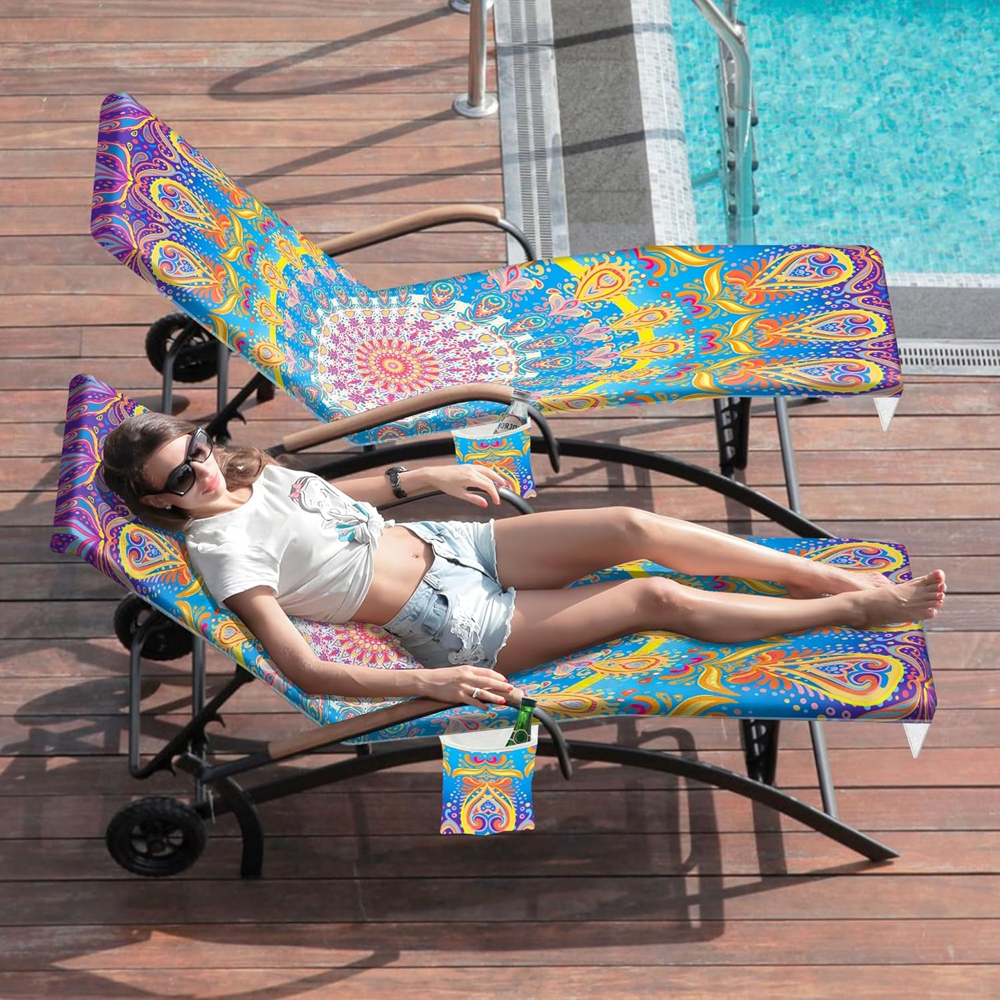 Bohemia Beach Chair Cover
