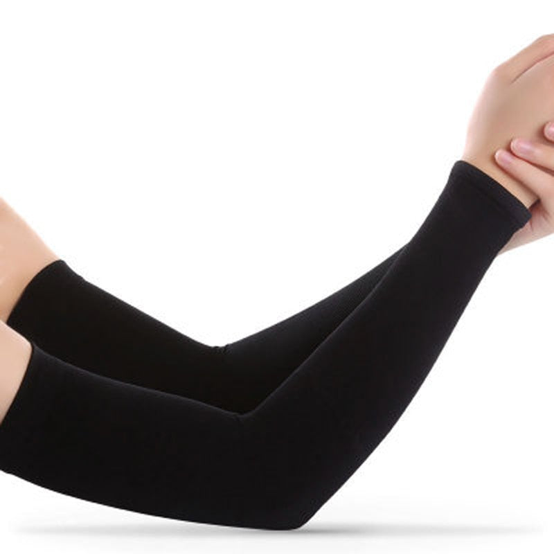 1 Pair Women Cooling Anti-UV Driving Arm Sleeves Girls Sun Protection Arm Covers For Ladies Running Riding Outdoor Sports