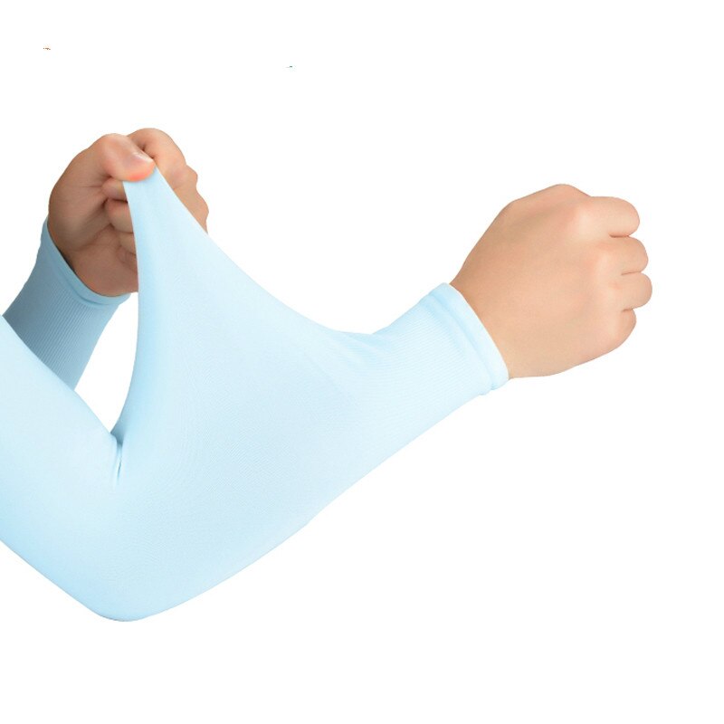 1 Pair Women Cooling Anti-UV Driving Arm Sleeves Girls Sun Protection Arm Covers For Ladies Running Riding Outdoor Sports