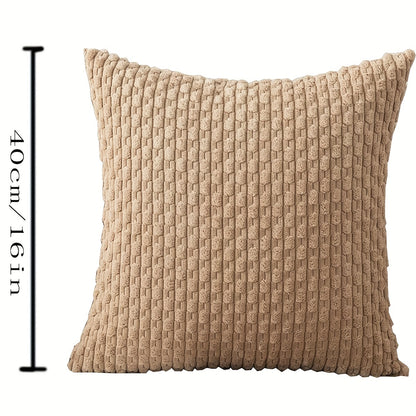 Corduroy Cushion Covers Christmas Decorative Soft Throw Pillow Cover Pillowcase For Sofa Livingroom Chair Bedroom With Invisible Zipper